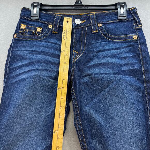 True Religion Jeans Women's 28 (6) Blue Hi-Rise Legging Ankle Skinny Preppy - Picture 12 of 14